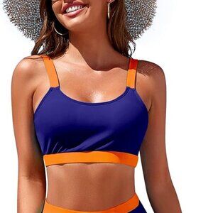 Color Block Swimwear